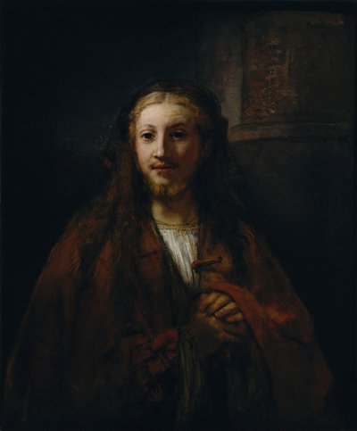 Christ with a Staff by Rembrandt van Rijn